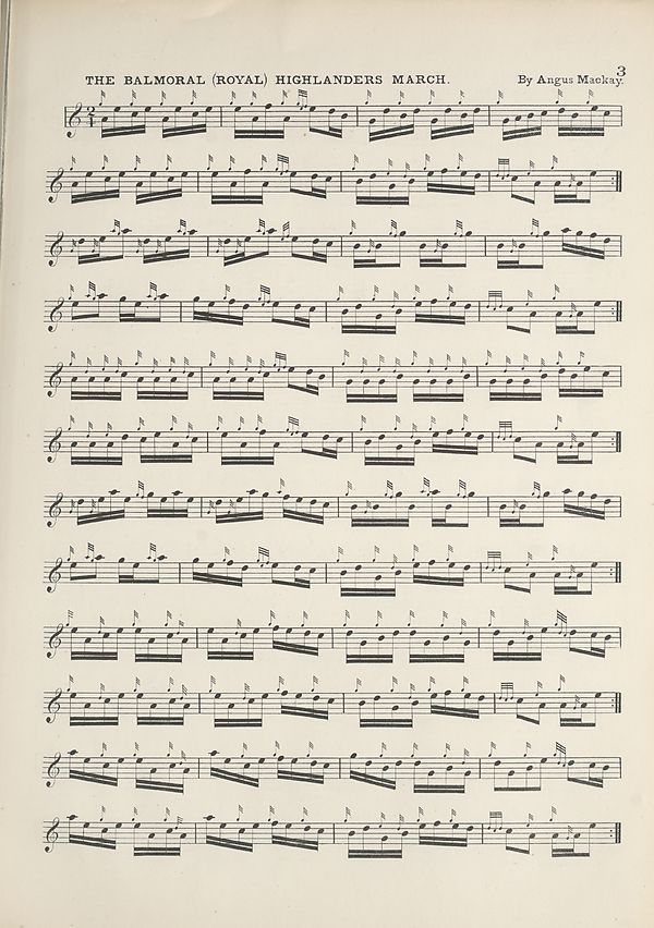 The Balmoral (Royal) Highlanders’ March