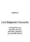 Lord Balgonie’s Favourite - 1