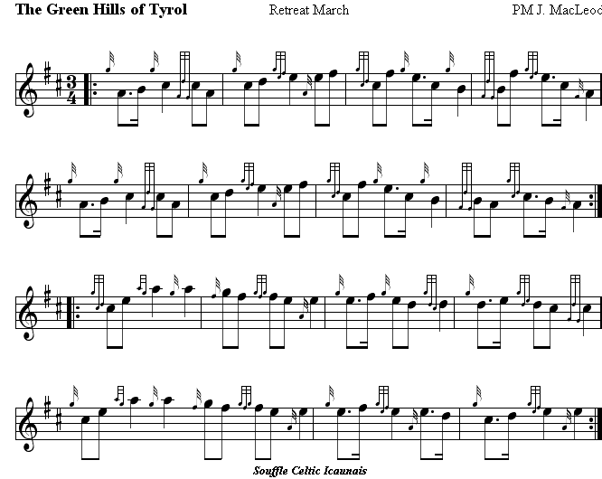 The Green Hills of Tyrol (A Scottish Soldier)