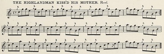 The Highlandman Kiss’d His Mother