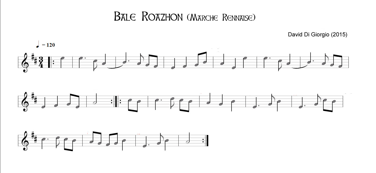 Bale Roazhon (marche rennaise)