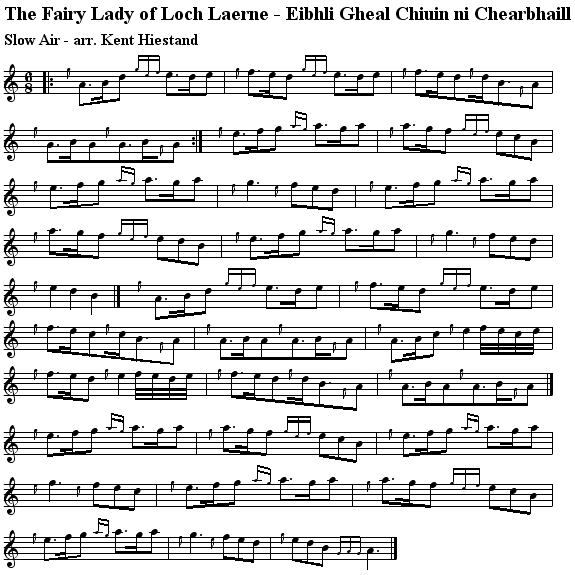 The Fairy Lady of Loch Laerne - Eibhli Gheal Chiuin ni Chearbhaill